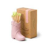Paddywax 10. GIFTS|ACCESSORIES - GIFT - CANDLES Cowboy Boot Match Holder PINK