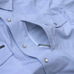 Poncho Outdoors 01. MENS APPAREL - MENS LS SHIRTS - MENS LS BUTTON UP Men's Western Pearl Snap Shirt Long Sleeve THE NUECES|BLUE MICROCHECK | SLIM