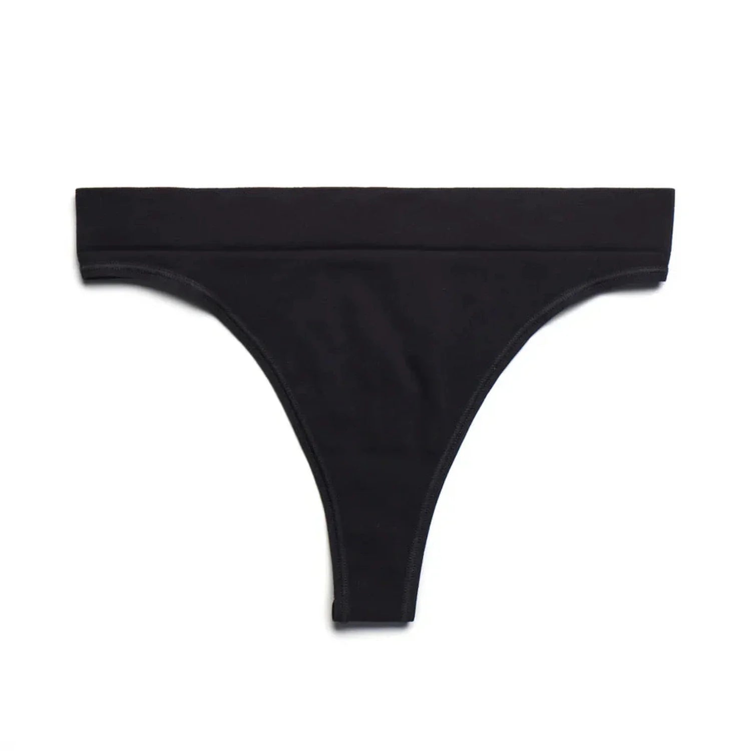 Paradis Sport 02. WOMENS APPAREL - WOMENS UNDERWEAR - WOMENS UNDERWEAR BOTTOMS Women's Seamless Thong BLACK POPPY