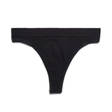 Paradis Sport 02. WOMENS APPAREL - WOMENS UNDERWEAR - WOMENS UNDERWEAR BOTTOMS Women's Seamless Thong BLACK POPPY