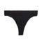 Paradis Sport 02. WOMENS APPAREL - WOMENS UNDERWEAR - WOMENS UNDERWEAR BOTTOMS Women's Seamless Thong BLACK POPPY