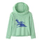 Patagonia 03. KIDS|BABY - BABY - BABY TOPS Baby Capilene® Silkweight UPF Hoody CPRI CATERPILLAR CHILLER|RINSED GREEN