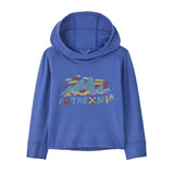 Patagonia 03. KIDS|BABY - BABY - BABY TOPS Baby Capilene® Silkweight UPF Hoody FSED FITZ ROY SUPERBLOOM|EDDY BLUE