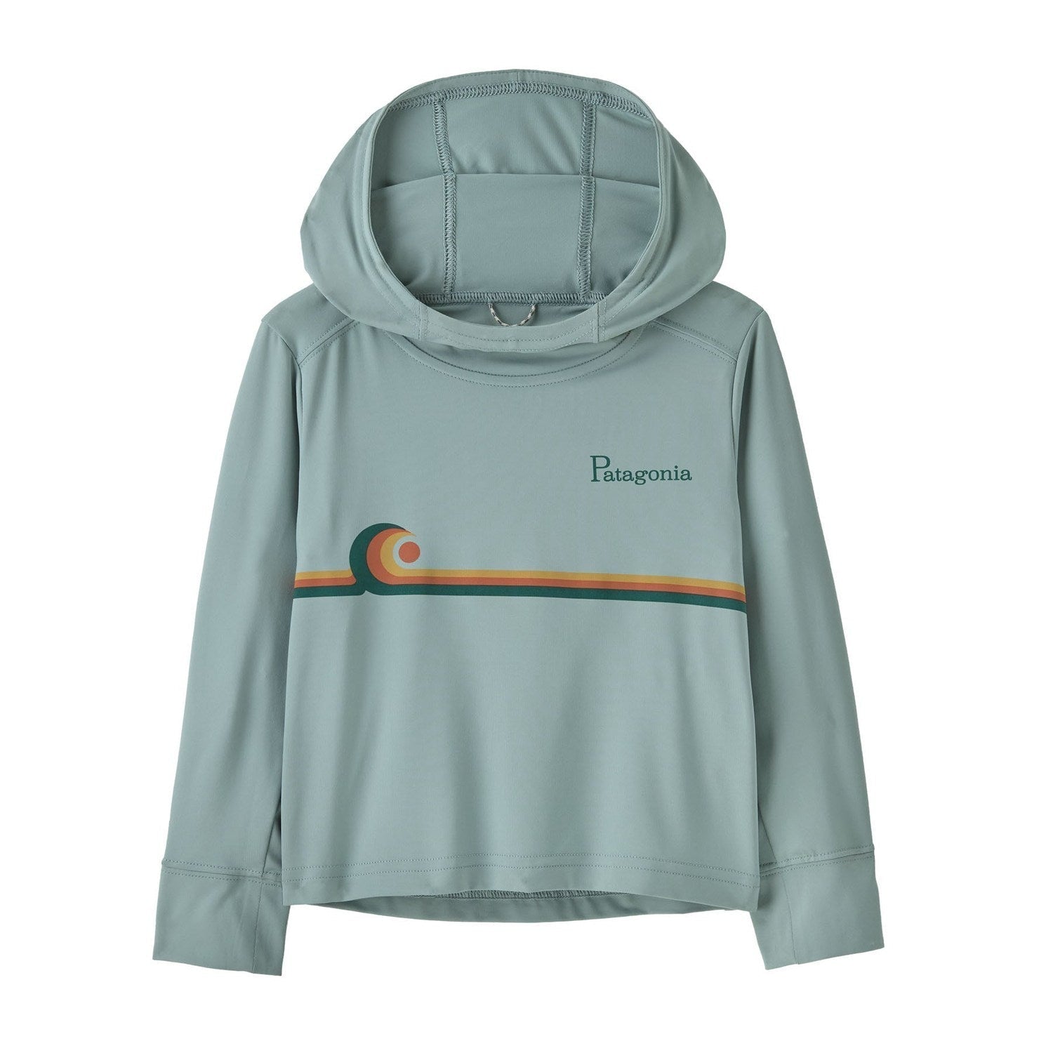 Patagonia 03. KIDS|BABY - BABY - BABY TOPS Baby Capilene® Silkweight UPF Hoody SSTH SWELLDRIFTER STRIPE|THERMAL BLUE