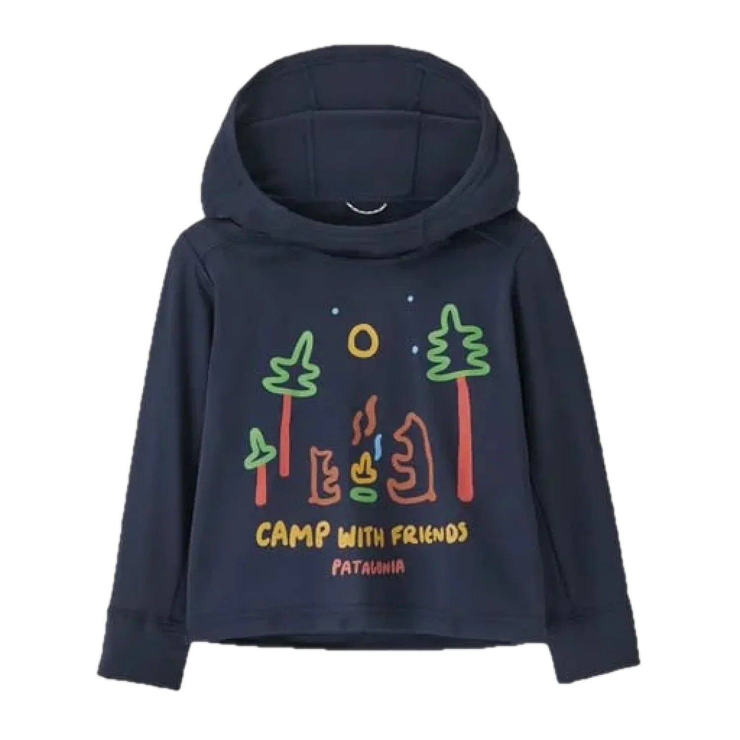 Patagonia 03. KIDS|BABY - BABY - BABY TOPS Baby Capilene Silkweight UPF Hoody CFNY CAMP WITH FRIENDS | NEW NAVY