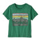 Patagonia 03. KIDS|BABY - BABY - BABY TOPS Baby Fitz Roy Skies T-Shirt HTLG HEARTLEAF GREEN