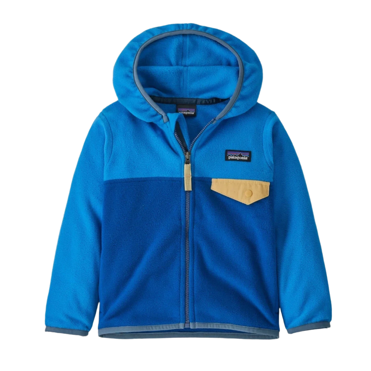 Patagonia 03. KIDS|BABY - BABY - BABY OUTERWEAR Baby Micro D Snap-T Fleece Jacket EBVL ENDLESS BLUE W VESSEL BLUE