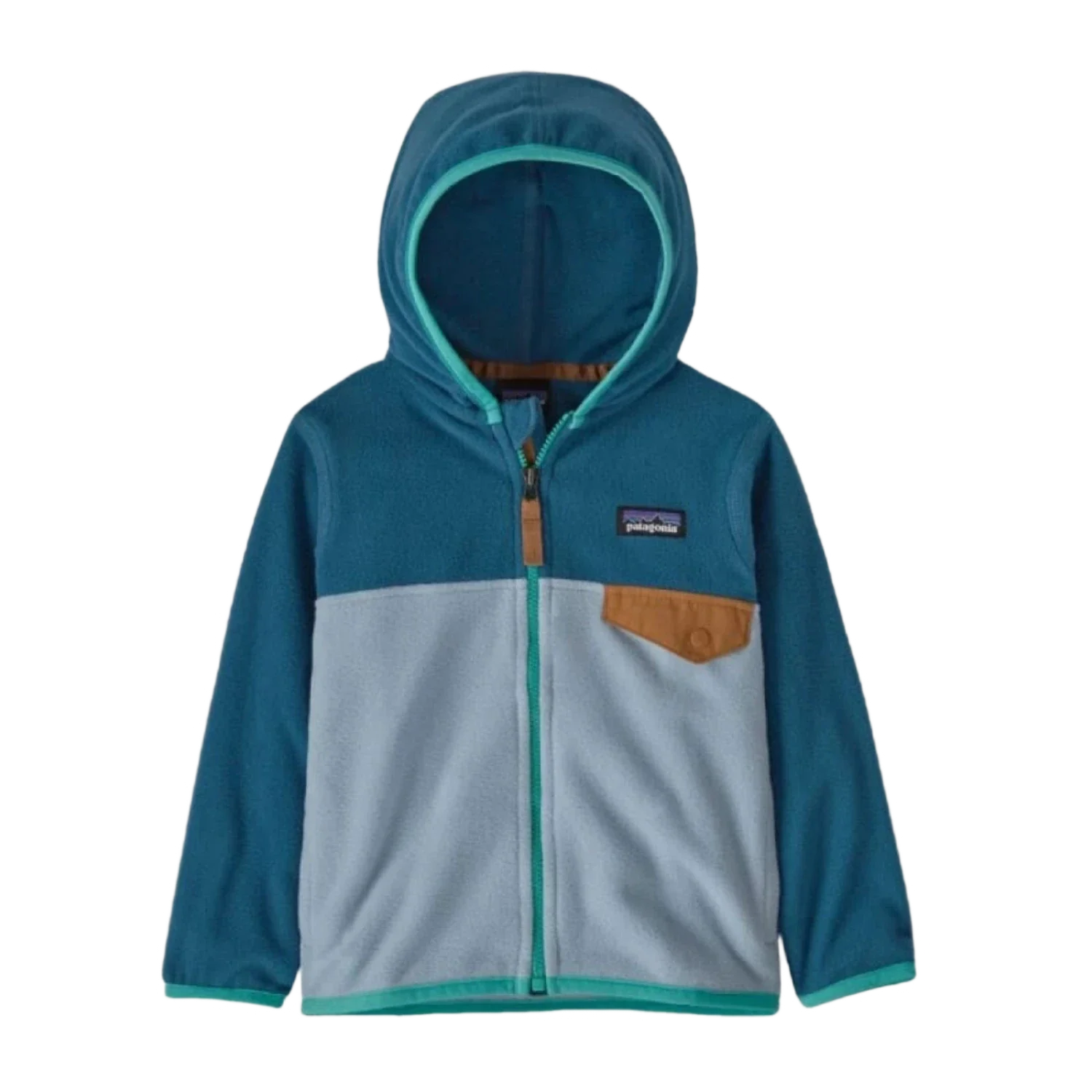 Patagonia 03. KIDS|BABY - BABY - BABY OUTERWEAR Baby Micro D Snap-T Fleece Jacket STME STEAM BLUE