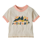 Patagonia 03. KIDS|BABY - BABY - BABY TOPS Baby Ringer T-Shirt FSNL FITZ ROY SUPERBLOOM|UNDYED NATURAL