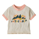 Patagonia 03. KIDS|BABY - BABY - BABY TOPS Baby Ringer T-Shirt FSNL FITZ ROY SUPERBLOOM|UNDYED NATURAL
