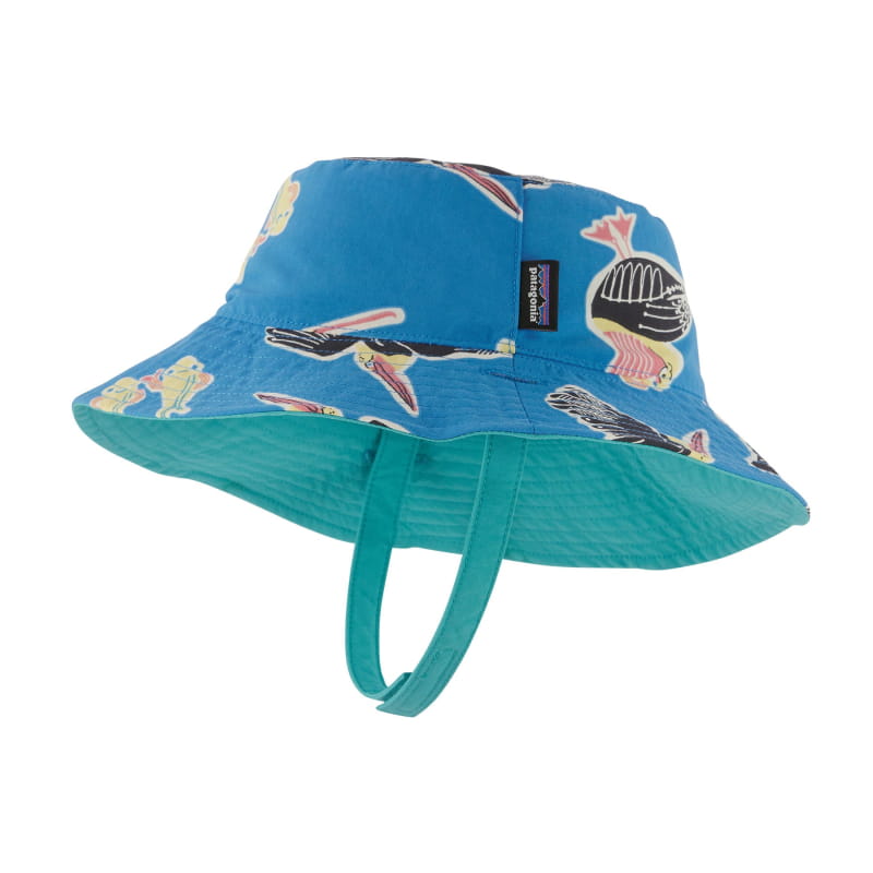 Patagonia HATS - HATS KIDS - HATS KIDS Baby Sun Bucket Hat AMVL AMIGOS|VESSEL BLUE