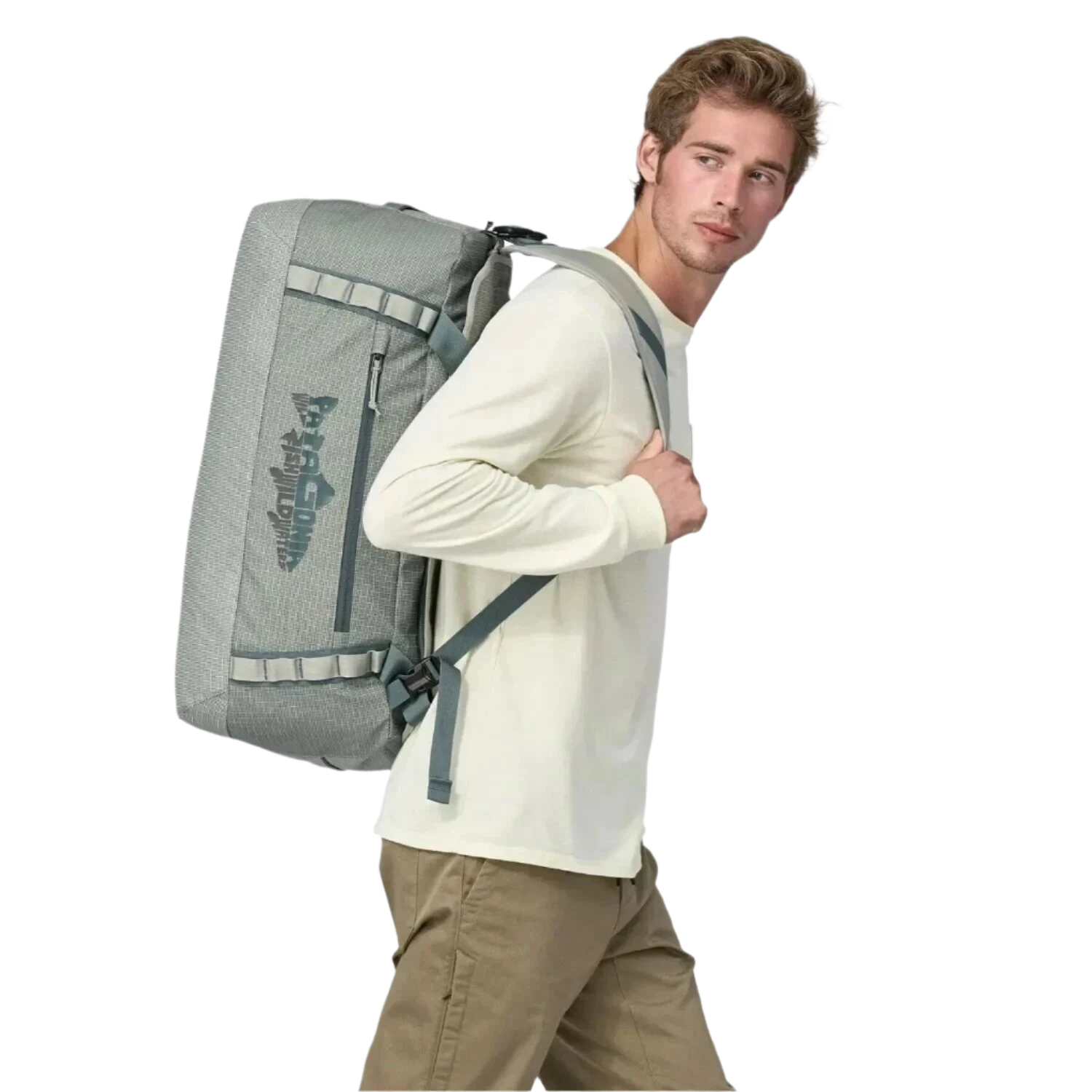 Patagonia 09. PACKS|LUGGAGE - LUGGAGE - DUFFELS Black Hole Duffel 55L WWSL WILD WATERLINE|SLEET GREEN