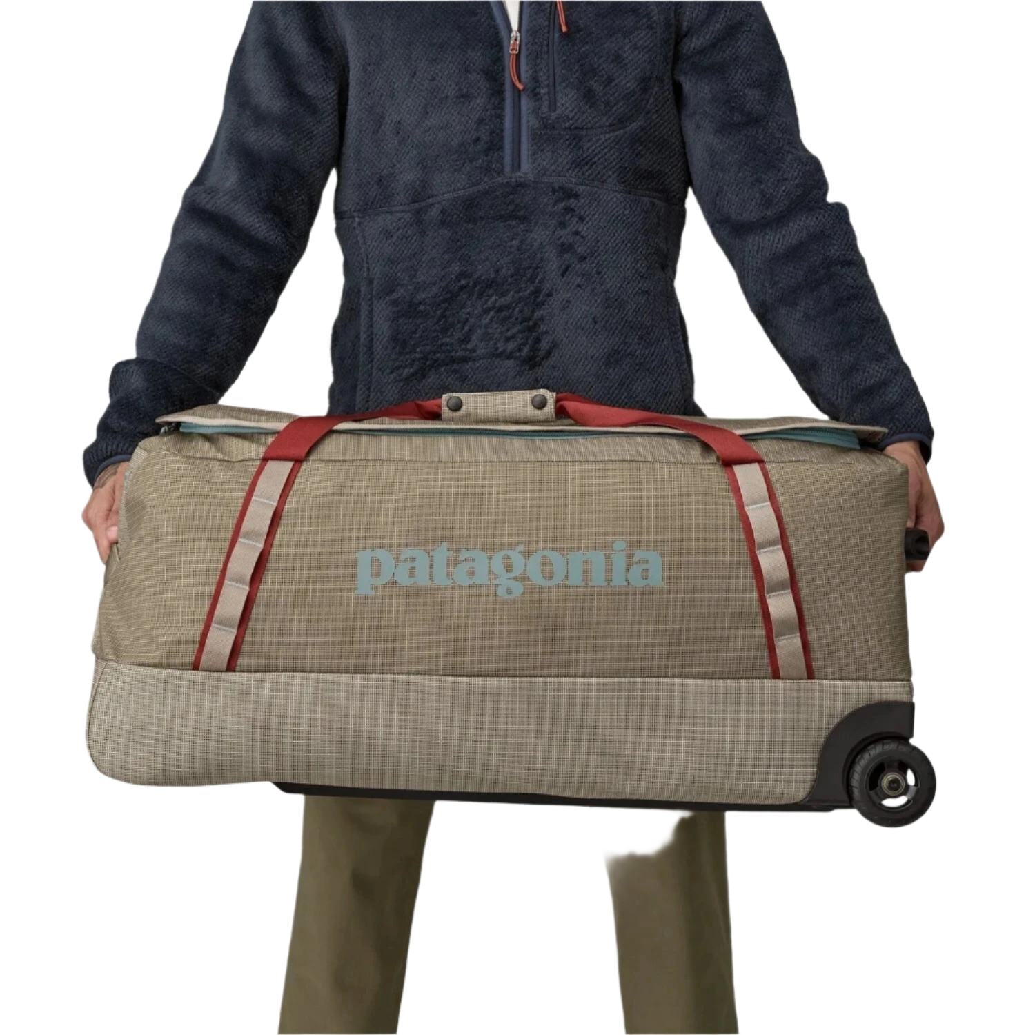 Patagonia 09. PACKS|LUGGAGE - LUGGAGE - ROLLING DUFFLES Black Hole Matte Wheeled Duffel 100L SBDY SEABIRD GREY