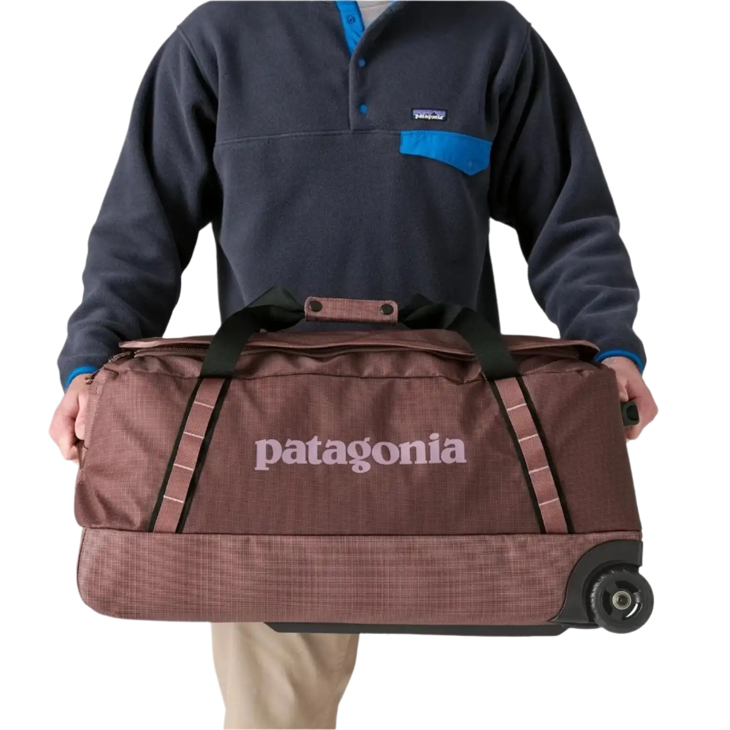 Patagonia 09. PACKS|LUGGAGE - LUGGAGE - ROLLING DUFFLES Black Hole Wheeled Duffel 70L DLMA DULSE MAUVE