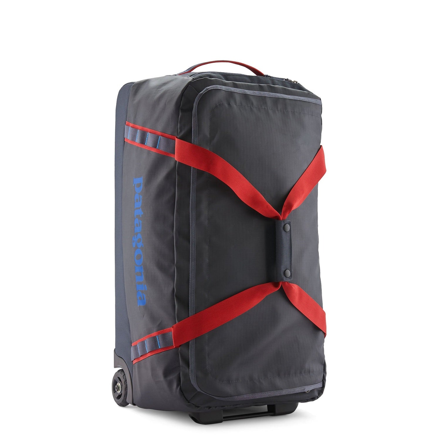 Patagonia Black Hole Wheeled Duffel 70L Smolder Blue / Amanita Red Patagonia Black Hole Wheeled Duffel 70L Smolder Blue / Amanita Red