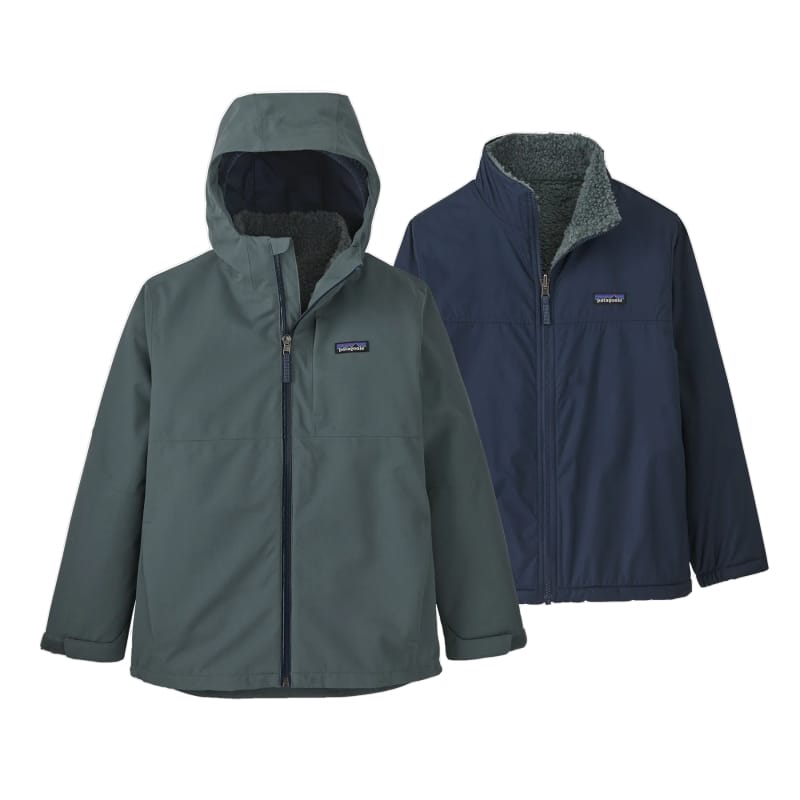 Patagonia 22. KIDS - BOYS Kid's 4-In-1 Everyday Jacket NUVG NOUVEAU GREEN