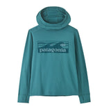 Patagonia 03. KIDS|BABY - KIDS - KIDS TOPS Kids' Capilene® Silkweight UPF Hoody BTLW BOARDSHORT LOGO TONES|WETLAND BLUE