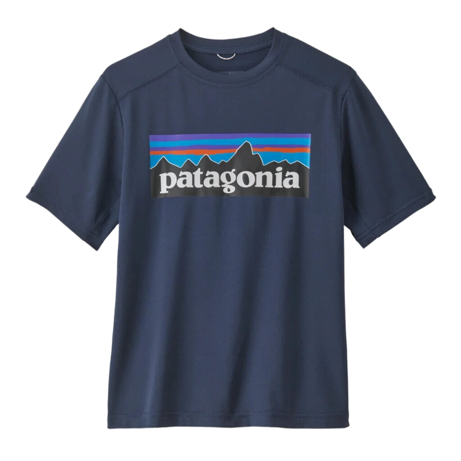 Patagonia 03. KIDS|BABY - KIDS - KIDS TOPS Kids' Capilene Silkweight T-Shirt PONN P-6 LOGO | NEW NAVY