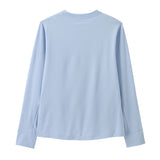 Patagonia 03. KIDS|BABY - KIDS - KIDS TOPS Kids' Long Sleeve Capilene® Silkweight UPF T-Shirt POFL P-6 OUTLINE|FLECK BLUE