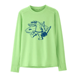 Patagonia 03. KIDS|BABY - KIDS - KIDS TOPS Kids' Long Sleeve Capilene® Silkweight UPF T-Shirt WPSA WATER PEOPLE GATOR|SALAMANDER GREEN