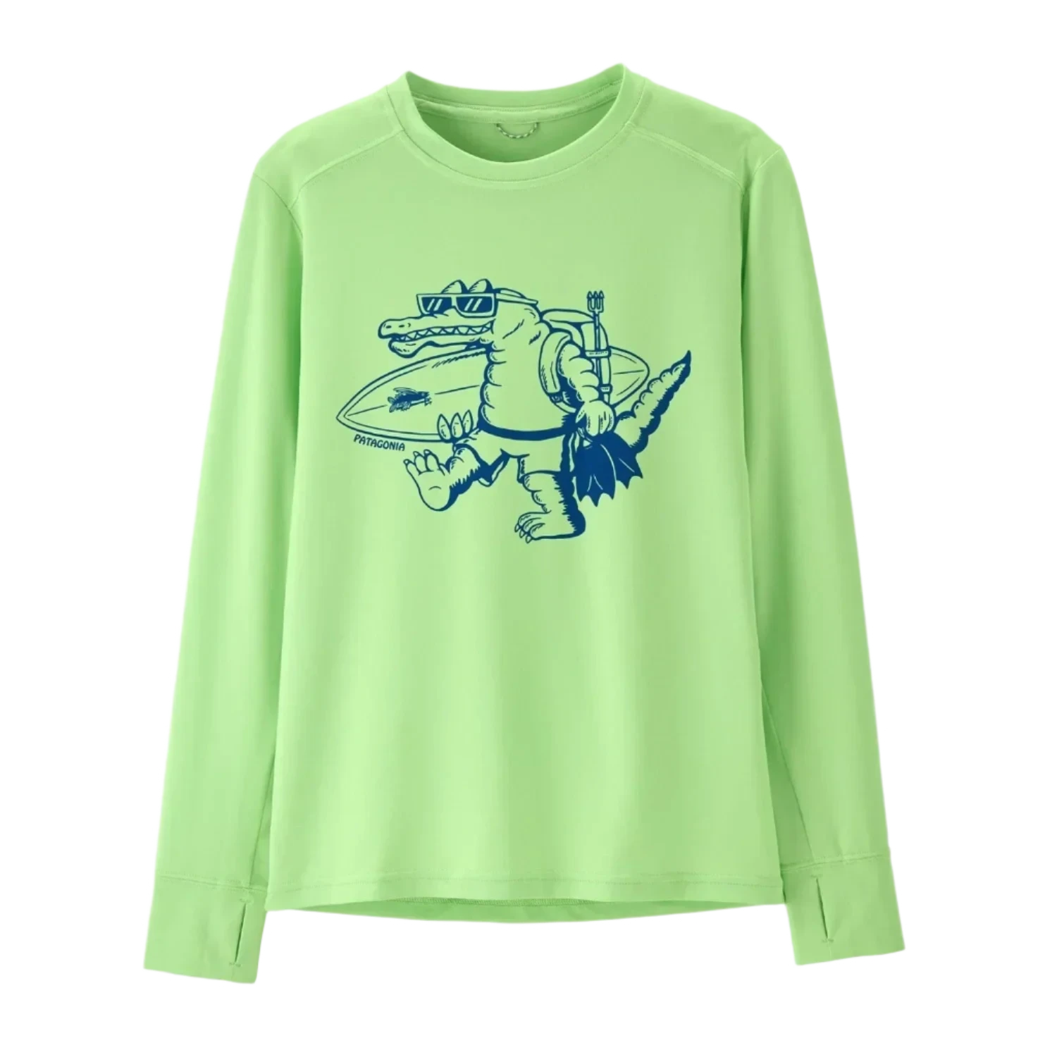 Patagonia 03. KIDS|BABY - KIDS - KIDS TOPS Kids' Long Sleeve Capilene Silkweight UPF T-Shirt WPSA WATER PEOPLE GATOR|SALAMANDER GREEN