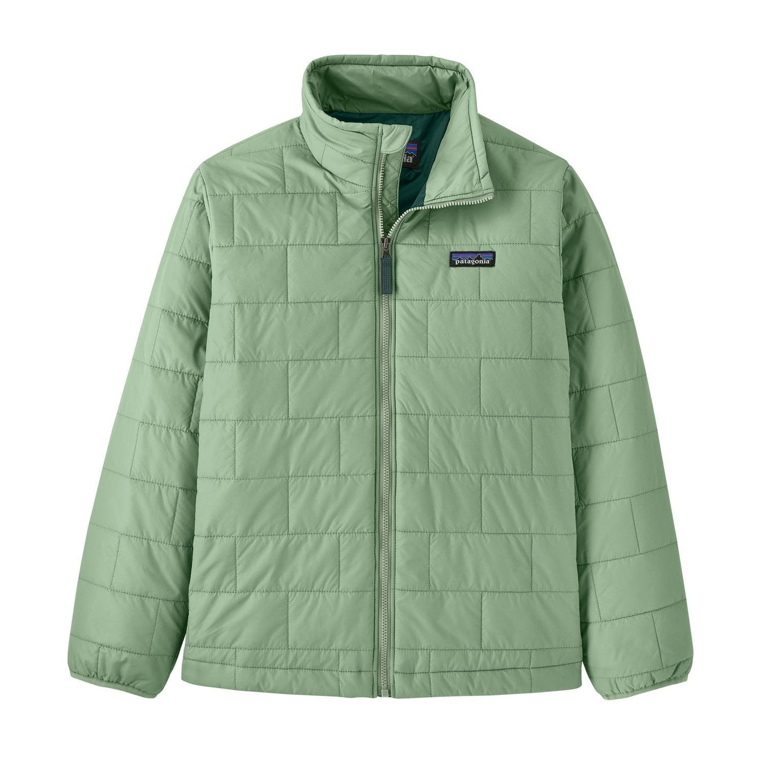 Patagonia 03. KIDS|BABY - KIDS - KIDS OUTERWEAR Kids' Nano Puff® Brick Quilt Jacket ELGR ELLWOOD GREEN