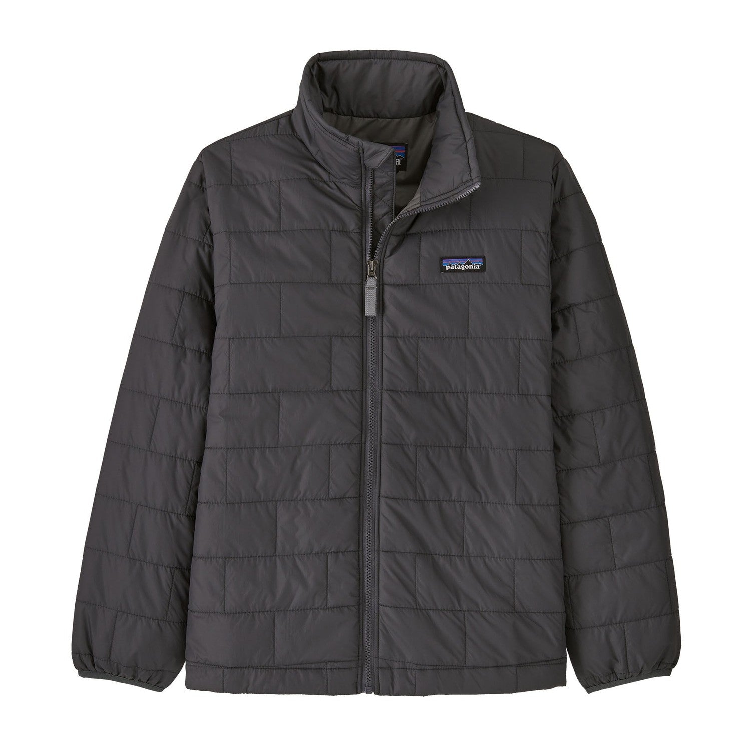 Patagonia 03. KIDS|BABY - KIDS - KIDS OUTERWEAR Kids' Nano Puff® Brick Quilt Jacket FYGR FORGE GREY | NOBLE GREY
