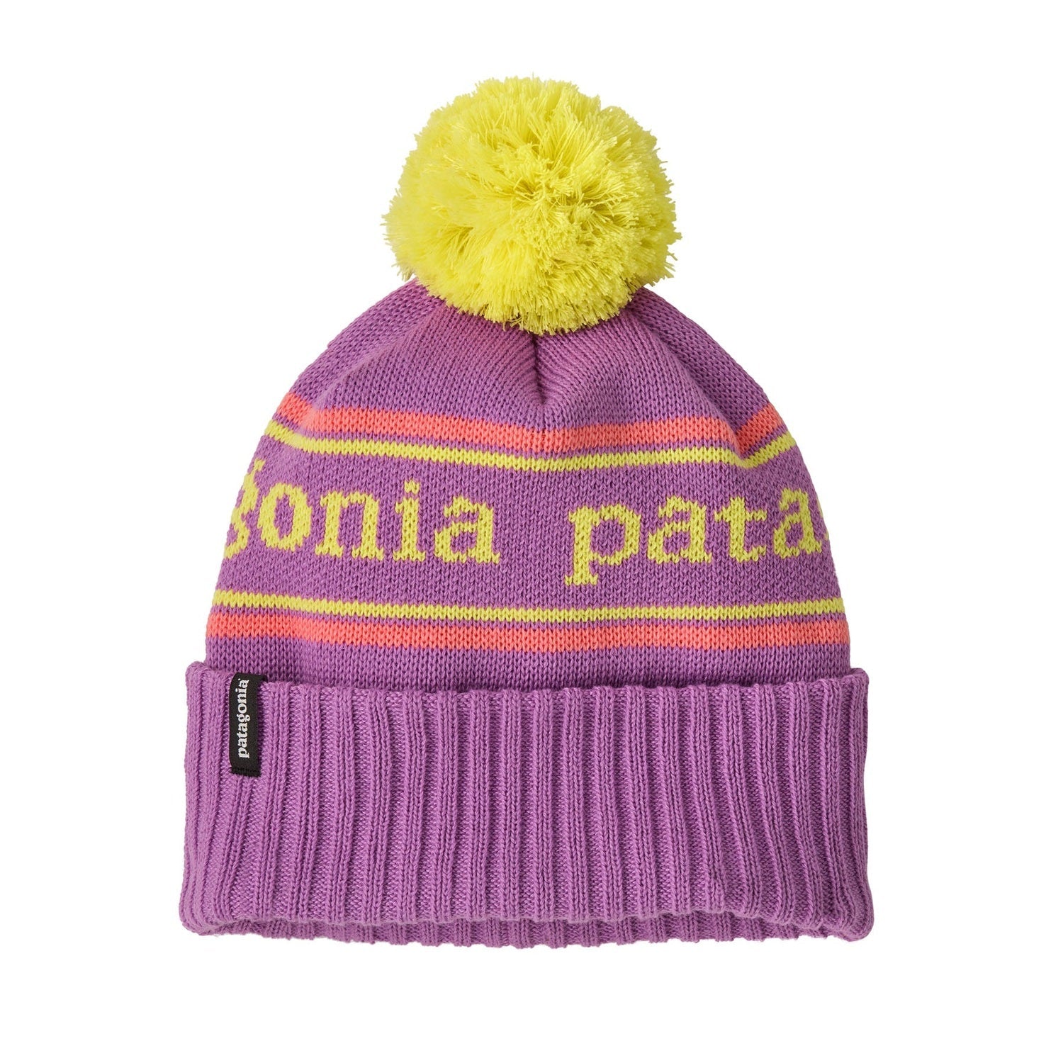 Patagonia 11. HATS - HATS KIDS - HATS KIDS Kids' Powder Town Beanie PKBR PARK STRIPE| BRISK PURPLE