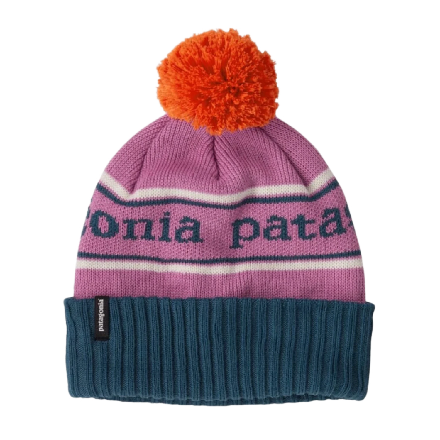 Patagonia 11. HATS - HATS KIDS - HATS KIDS Kids' Powder Town Beanie PKLS PARK STRIPE KNIT | LIGHT STAR PINK