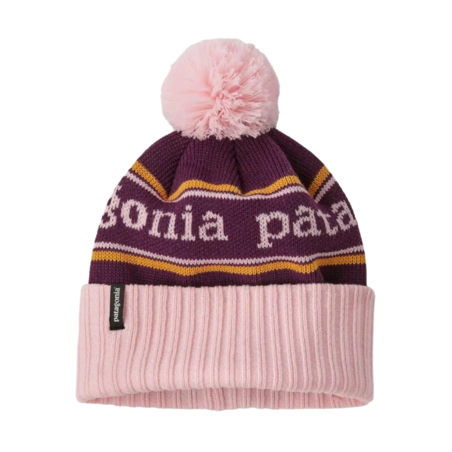 Patagonia 11. HATS - HATS KIDS - HATS KIDS Kids' Powder Town Beanie PKNI PARK STRIPE NIGHT PLUM