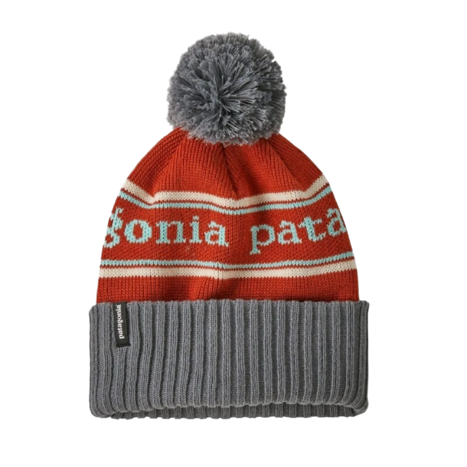 Patagonia 11. HATS - HATS KIDS - HATS KIDS Kids' Powder Town Beanie PKRE PARK STRIPE BURL RED