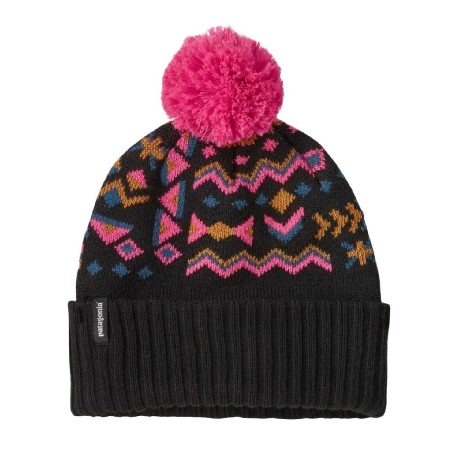 Patagonia 11. HATS - HATS KIDS - HATS KIDS Kids' Powder Town Beanie WAPH WANDERING WOODS KNIT | PITCH BLUE