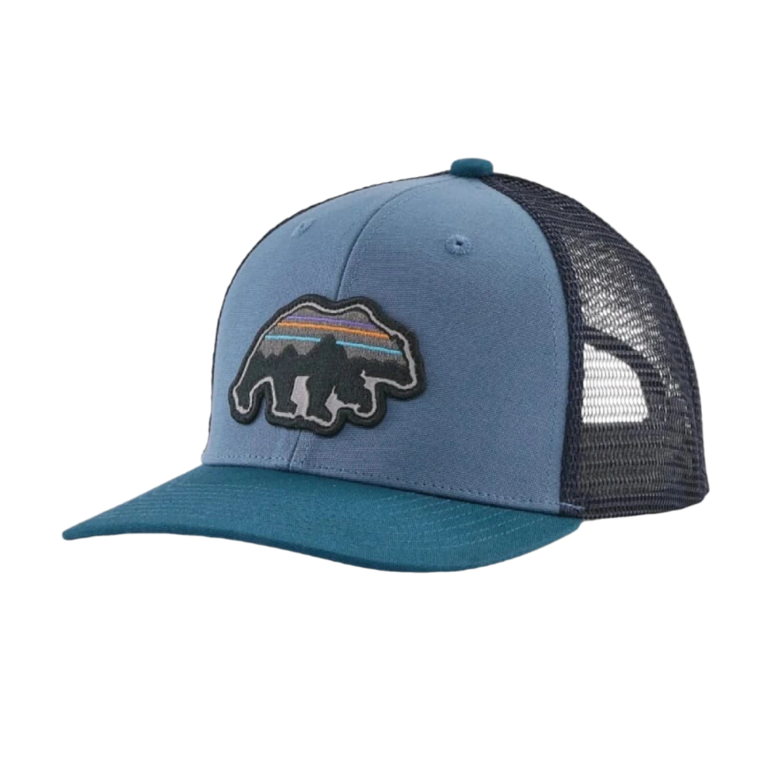 Patagonia 11. HATS - HATS KIDS - HATS KIDS Kids' Trucker Hat BGPB BACK FOR GOOD BEAR| PIGEON BLUE