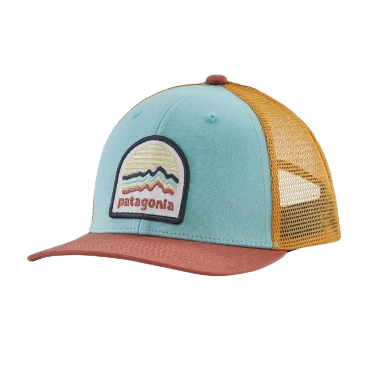 Patagonia 11. HATS - HATS KIDS - HATS KIDS Kids' Trucker Hat RMBL RIDGE RISE MOONLIGHT SKIFF BLUE