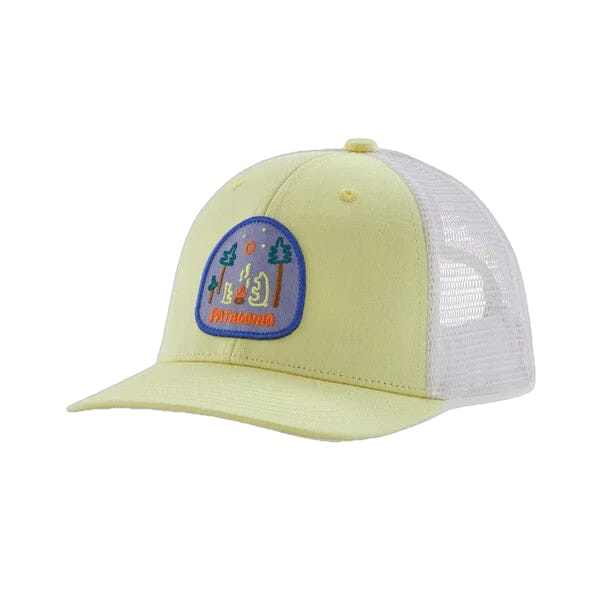 Patagonia HATS - HATS KIDS - HATS KIDS Kids' Trucker Hat CAIY CAMP WITH FRIENDS | ISLA YELLOW