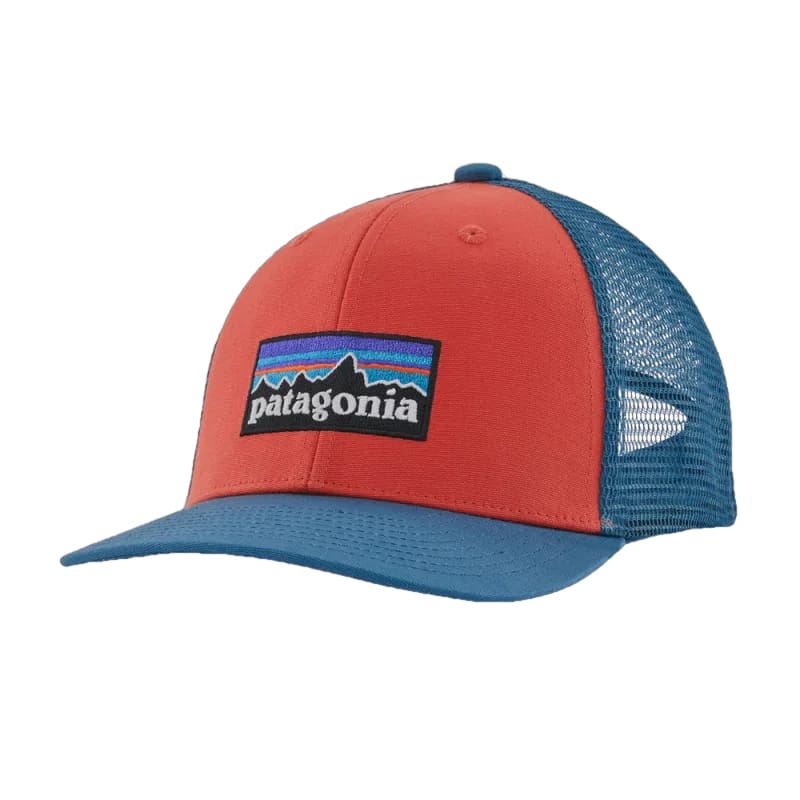 Patagonia HATS - HATS KIDS - HATS KIDS Kids' Trucker Hat PLRD P-6 LOGO| SUMAC RED
