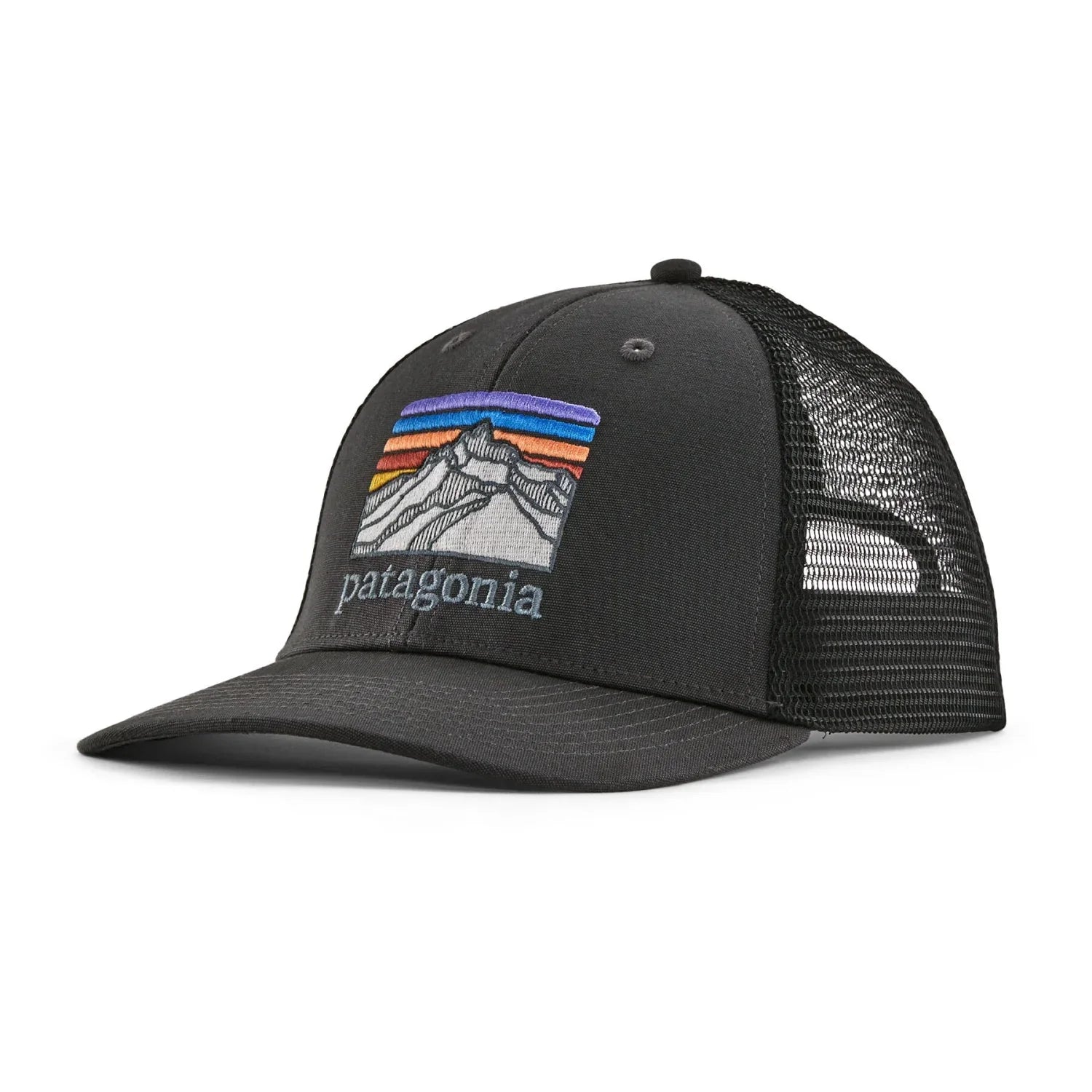 Patagonia 20. HATS_GLOVES_SCARVES - HATS Line Logo Ridge LoPro Trucker Hat INBK INK BLACK