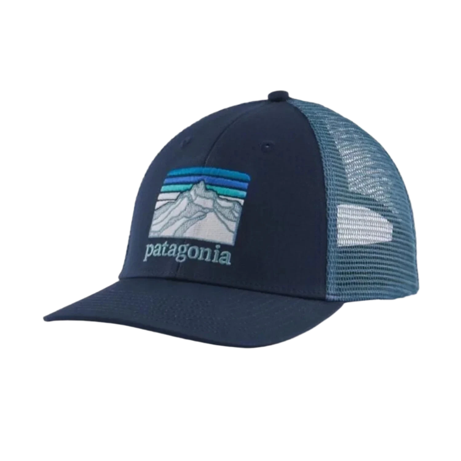 Patagonia HATS - HATS BILLED - HATS BILLED Line Logo Ridge LoPro Trucker Hat NENA NEW NAVY