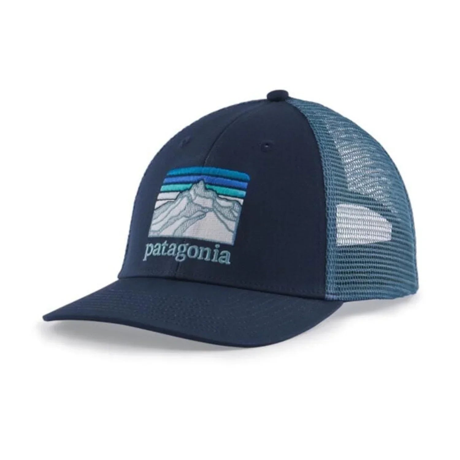Patagonia HATS - HATS BILLED - HATS BILLED Line Logo Ridge LoPro Trucker Hat NENA NEW NAVY