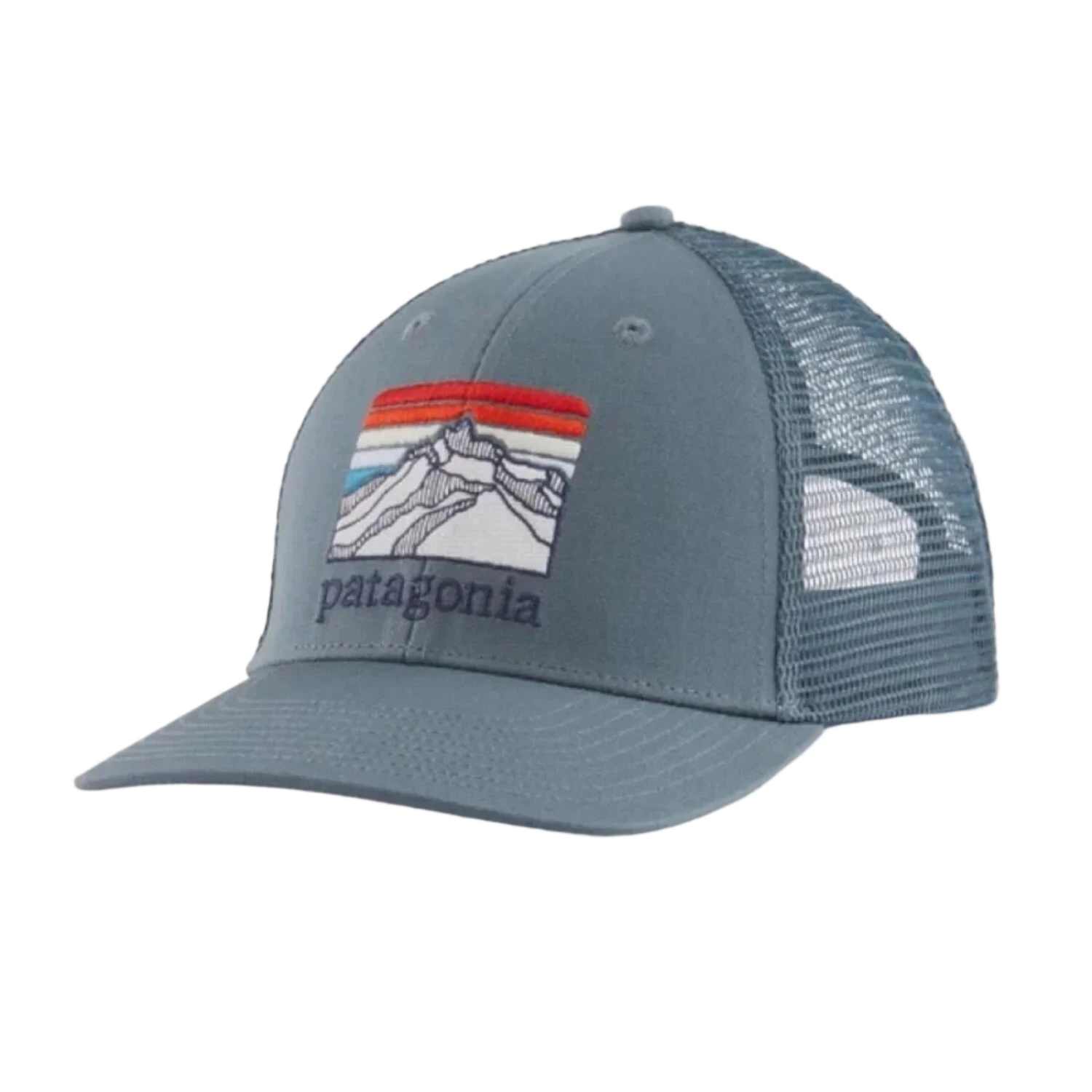 Patagonia HATS - HATS BILLED - HATS BILLED Line Logo Ridge LoPro Trucker Hat PLGY PLUME GREY