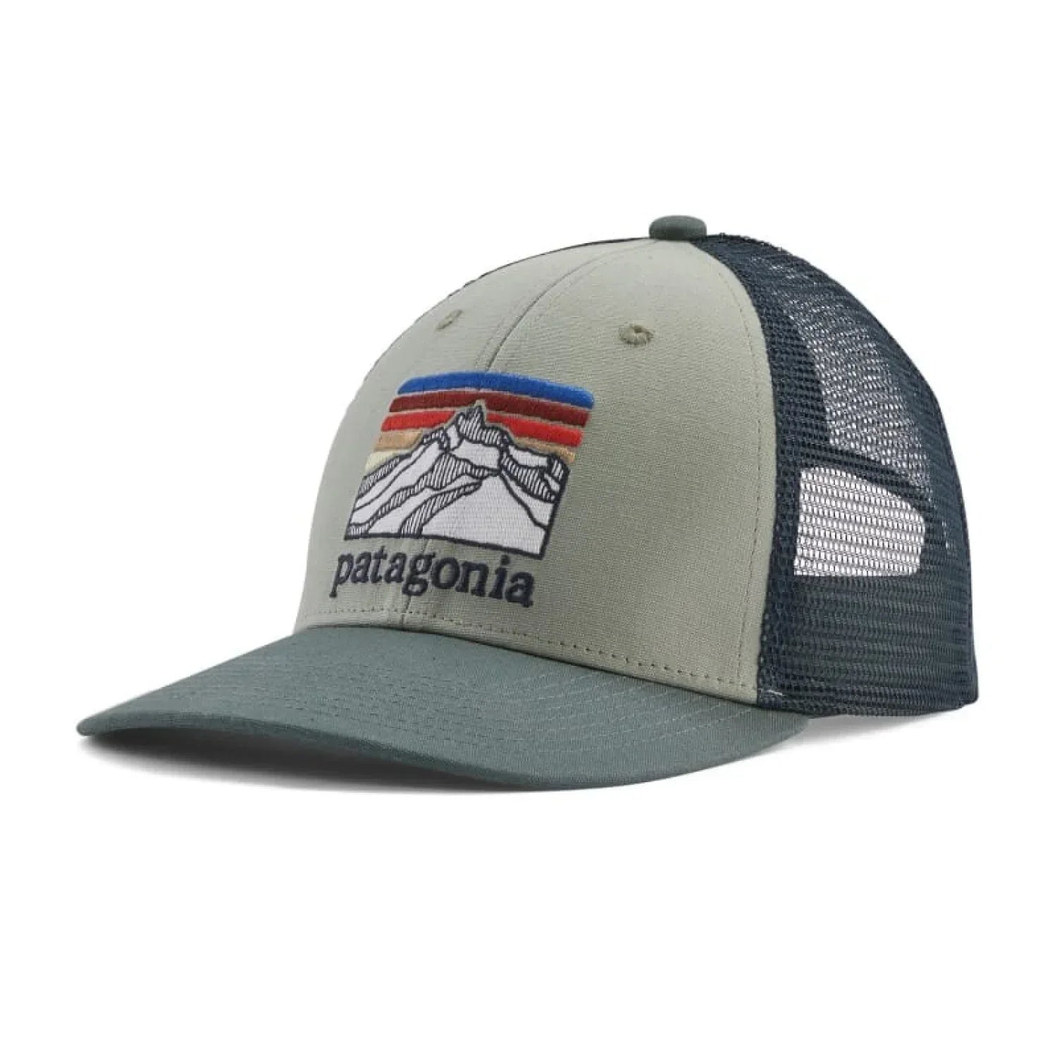 Patagonia HATS - HATS BILLED - HATS BILLED Line Logo Ridge LoPro Trucker Hat STGN SLEET GREEN