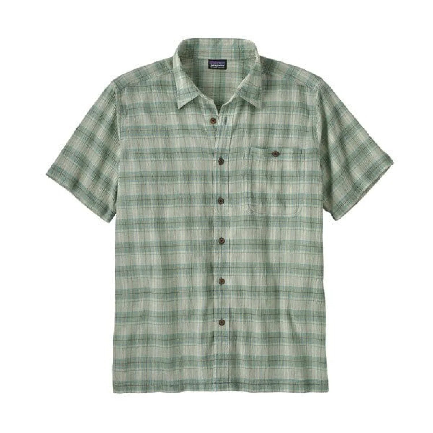 Patagonia 01. MENS APPAREL - MENS SS SHIRTS - MENS SS BUTTON UP Men's A/C Button-Up Shirt STME STEAM BLUE