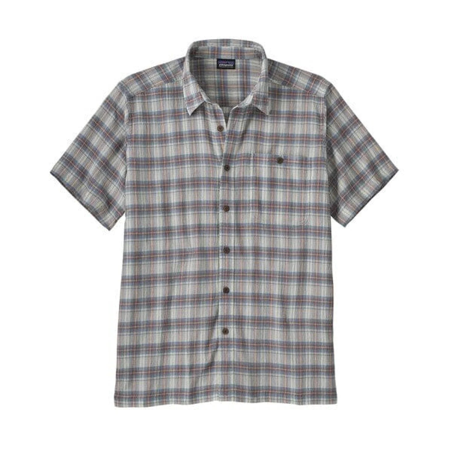 Patagonia 01. MENS APPAREL - MENS SS SHIRTS - MENS SS BUTTON UP Men's A/C Button-Up Shirt BZPT BREEZY PLAID | EARLY TEAL