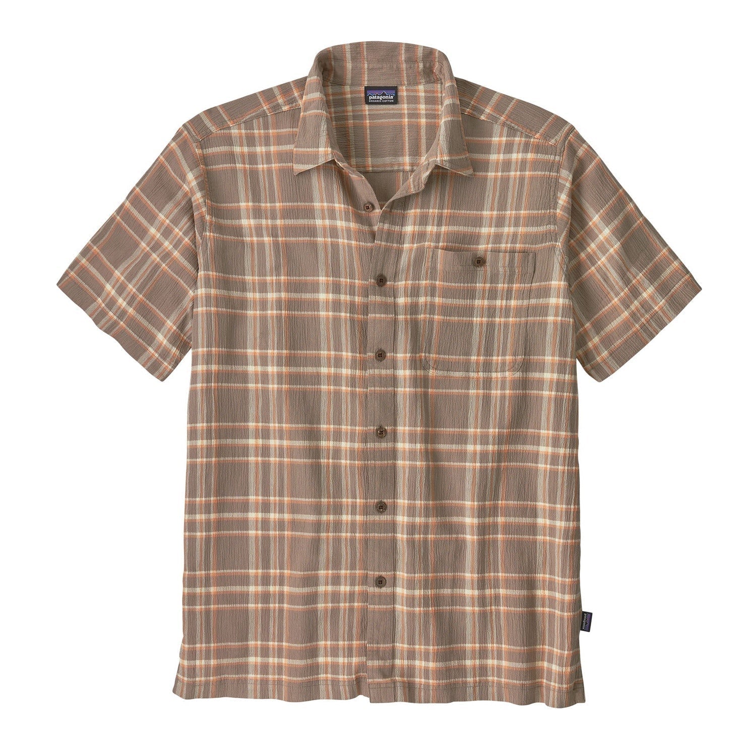 Patagonia 01. MENS APPAREL - MENS SS SHIRTS - MENS SS BUTTON UP Men's A/C Button-Up Shirt BLSE BLOOM|SEABIRD GREY