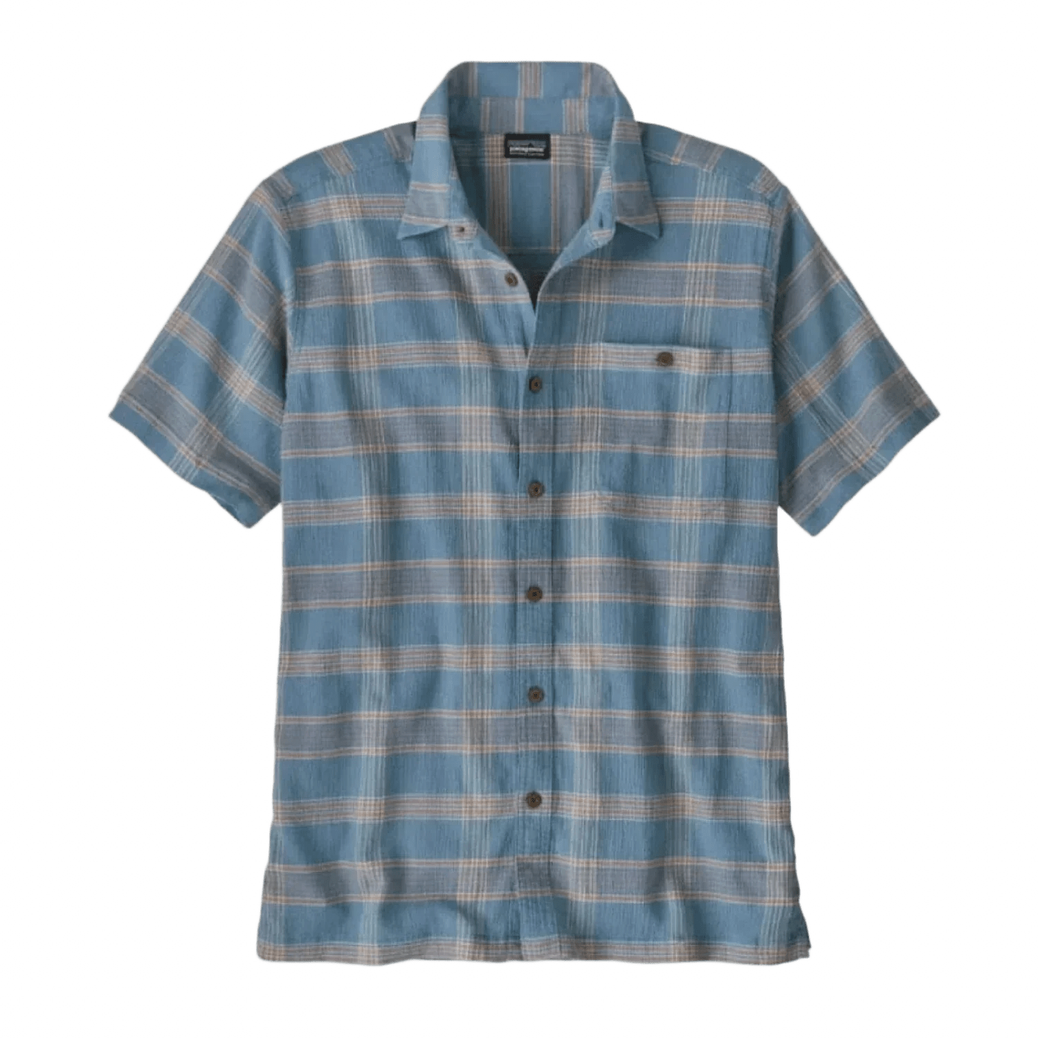 Patagonia 01. MENS APPAREL - MENS SS SHIRTS - MENS SS BUTTON UP Men's A/C Button-Up Shirt DILP DISCOVERY|LIGHT PLUME GREY