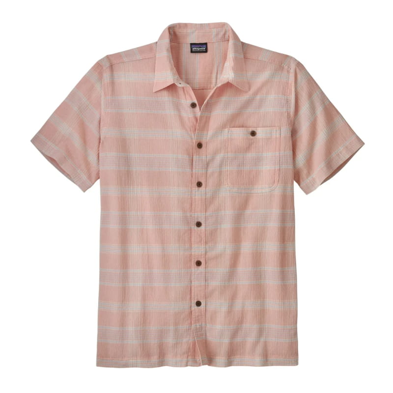 Patagonia 01. MENS APPAREL - MENS SS SHIRTS - MENS SS BUTTON UP Men's A/C Shirt DIWP DISCOVERY|WHISKER PINK