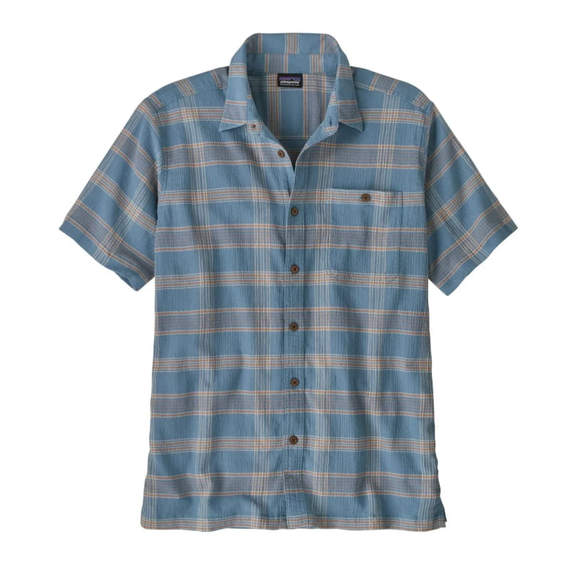 Patagonia 01. MENS APPAREL - MENS SS SHIRTS - MENS SS BUTTON UP Men's A/C Shirt DILP DISCOVERY|LIGHT PLUME GREY