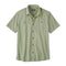 Patagonia 01. MENS APPAREL - MENS SS SHIRTS - MENS SS BUTTON UP Men's Back Step Shirt RFSG RAINFALL PLAID | SALVIA GREEN