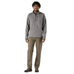 Patagonia 01. MENS APPAREL - MENS HOODIES|SWEATERS - MENS PO Q ZIP Men's Better Sweater 1/4 Zip Fleece STONEWASH