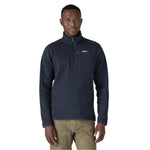 Patagonia 01. MENS APPAREL - MENS HOODIES|SWEATERS - MENS PO Q ZIP Men's Better Sweater 1/4 Zip Fleece NEW NAVY